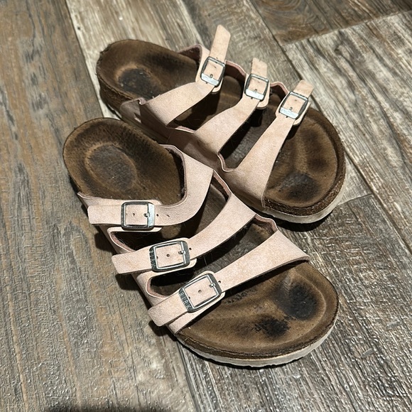 Birkenstock Shoes - Florida Fresh vegan brushes rose Birkenstocks